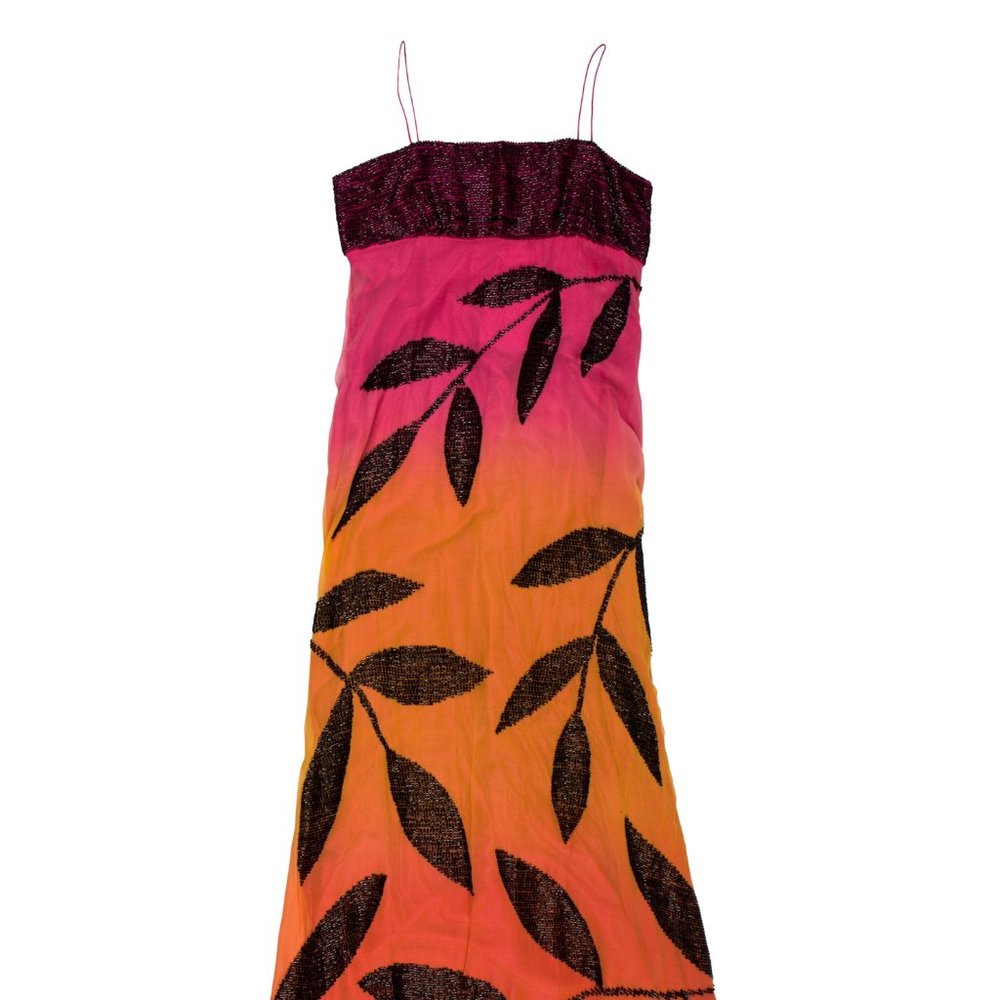 MATTHEW WILLIAMSON Embellished Maxi Evening Dress